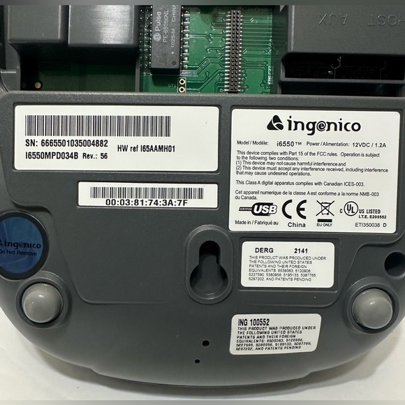 Ingenico i6550 Touch Screen Credit Card Point of Sale Processing Terminal - Picture 7 of 15